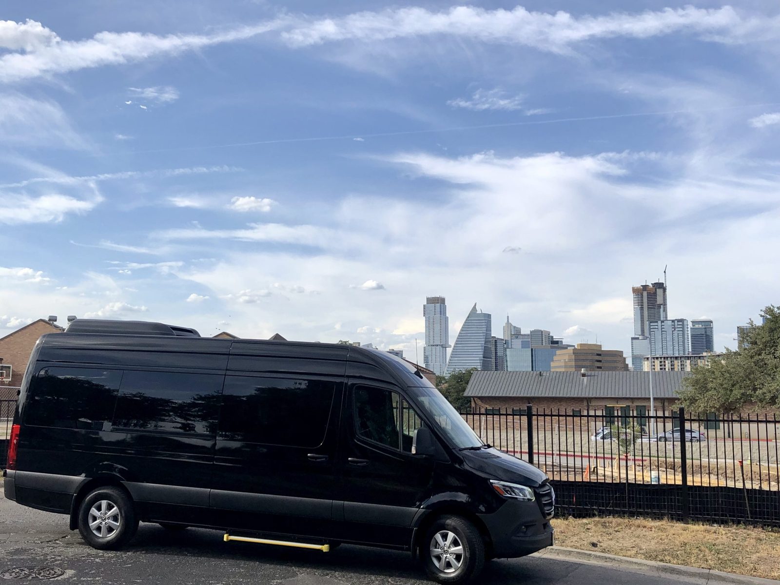 Lake Travis Limo Mercedes-Benz Sprinter vans can accommodate up to 14 passengers