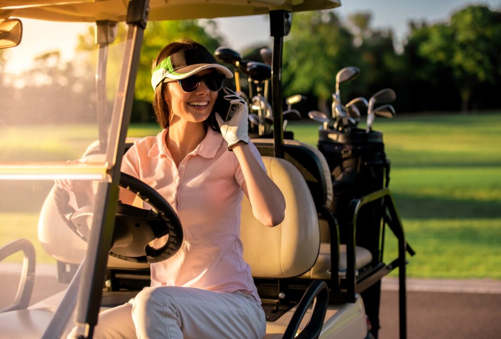 Lake Travis LImo Black Car Service - Woman Playing Golf